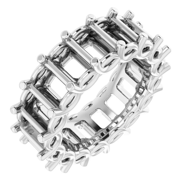Sculptural Eternity Band