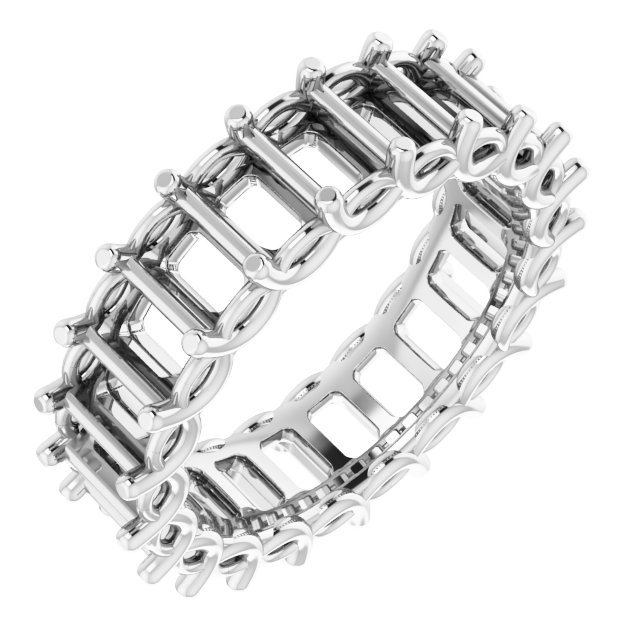 Sculptural Eternity Band