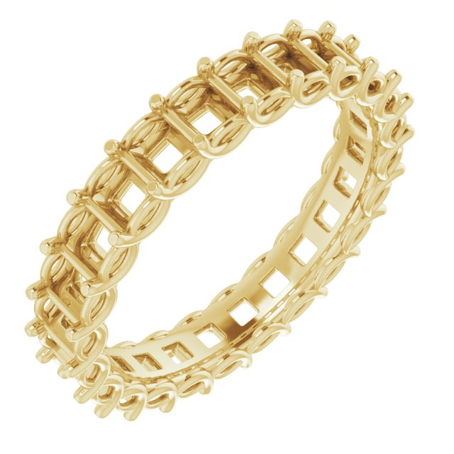 14K Yellow 2.25 CTW Diamond Eternity Band Ref 14598862