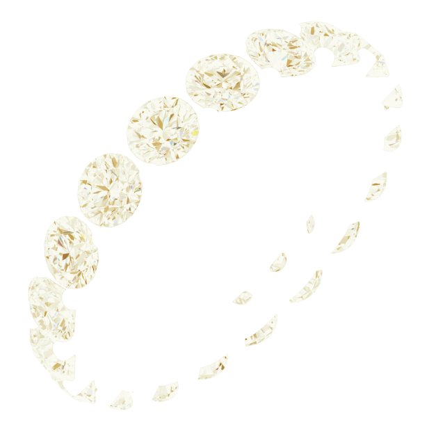 Sculptural Eternity Band        