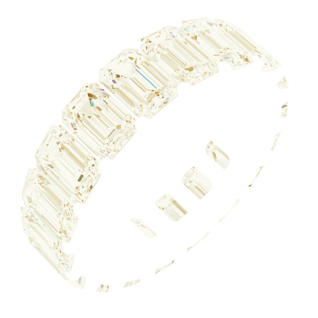Sculptural Eternity Band