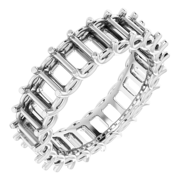 Sculptural Eternity Band