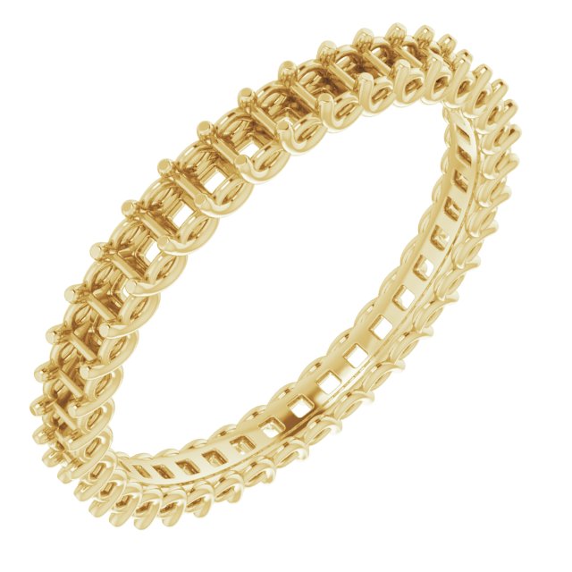 14K Yellow .875 CTW Diamond Eternity Band Ref 14598966