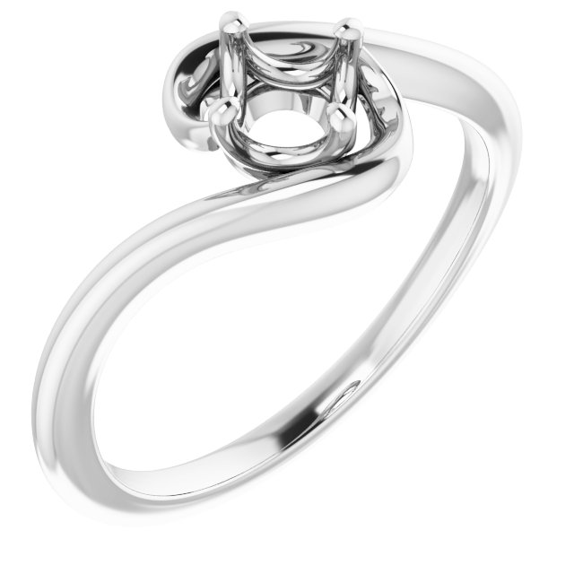 Solitaire Bypass Ring