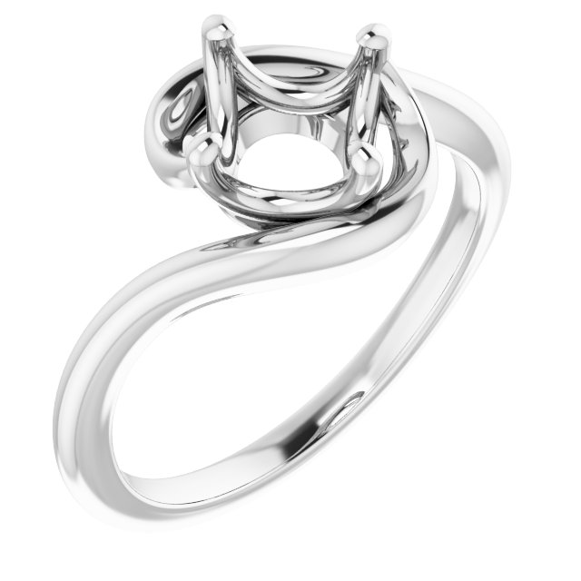Solitaire Bypass Ring