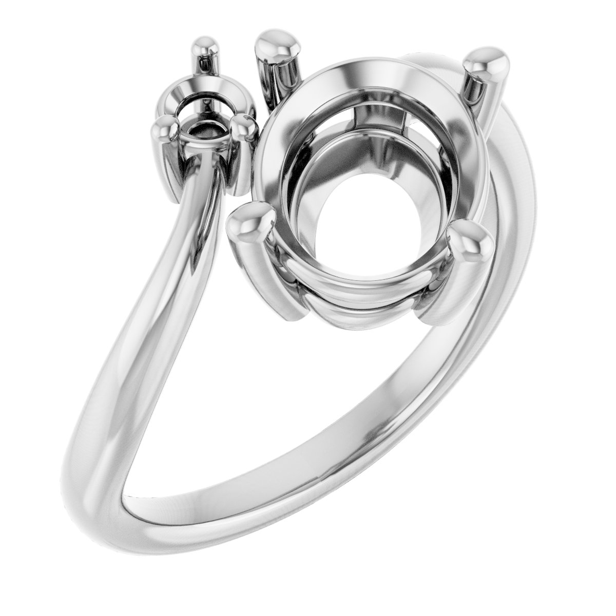 Accented Bypass Ring