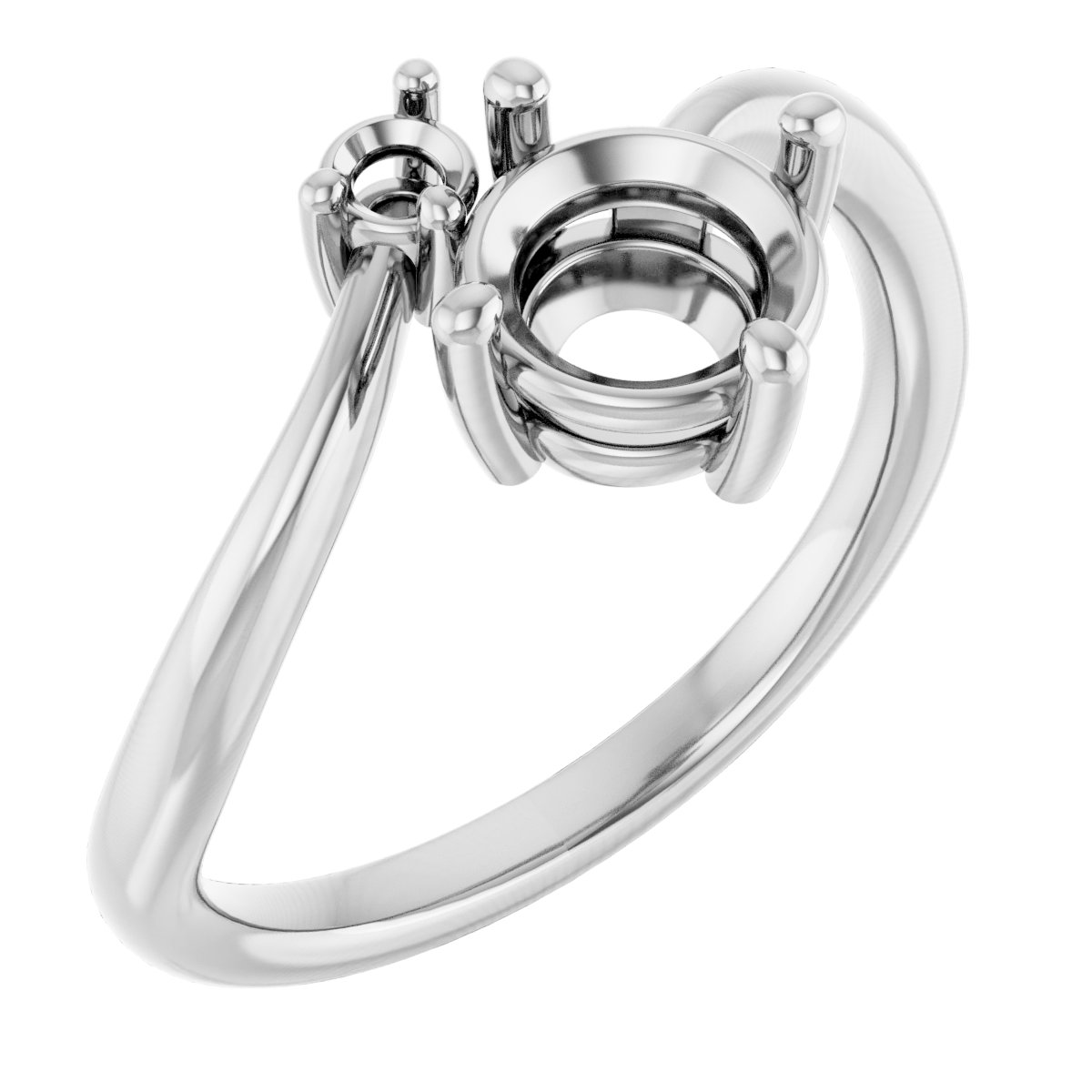 Accented Bypass Ring
