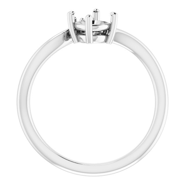 Natural Blue Sapphire & .025 CTW Natural Diamond Ring view 2