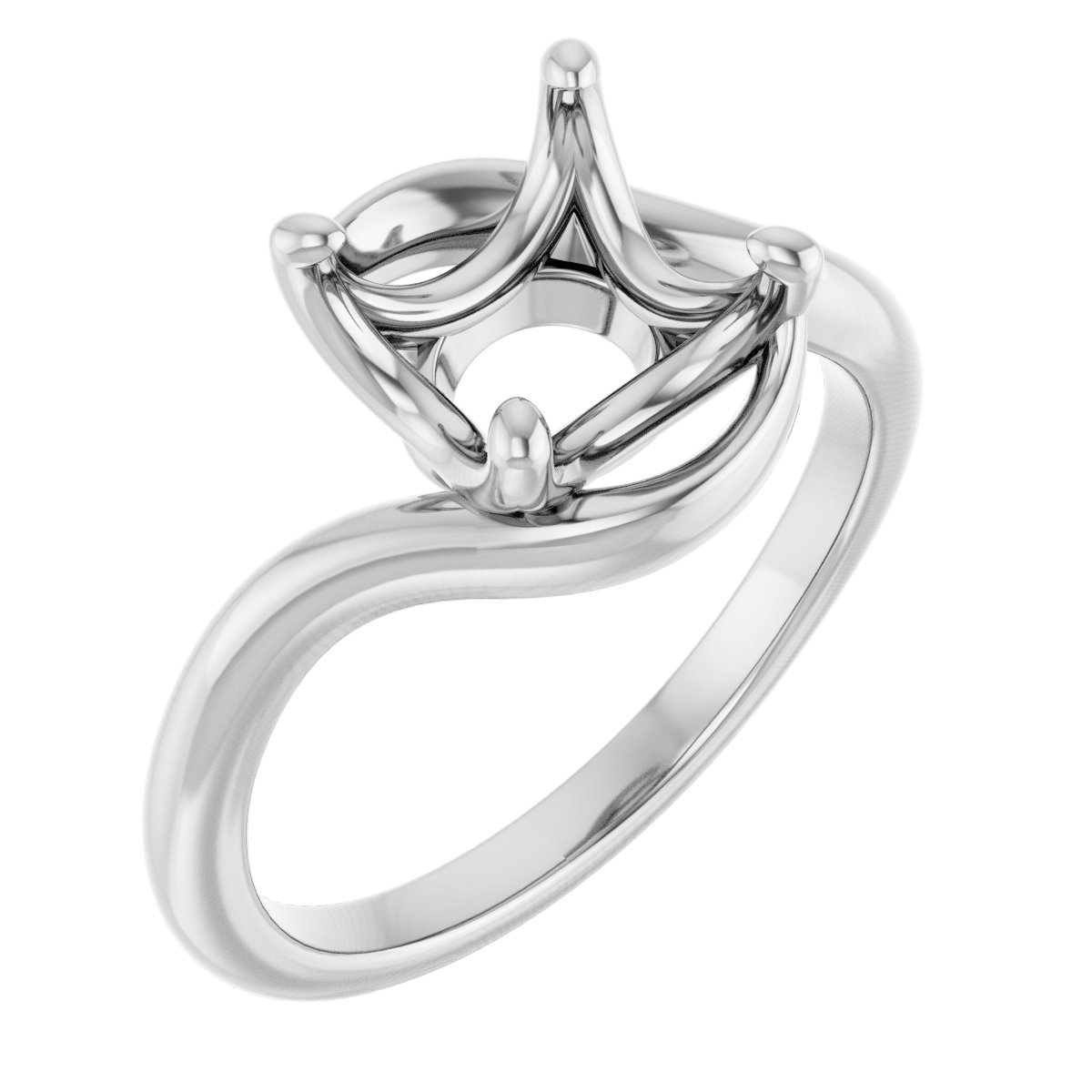 Solitaire Bypass Ring
