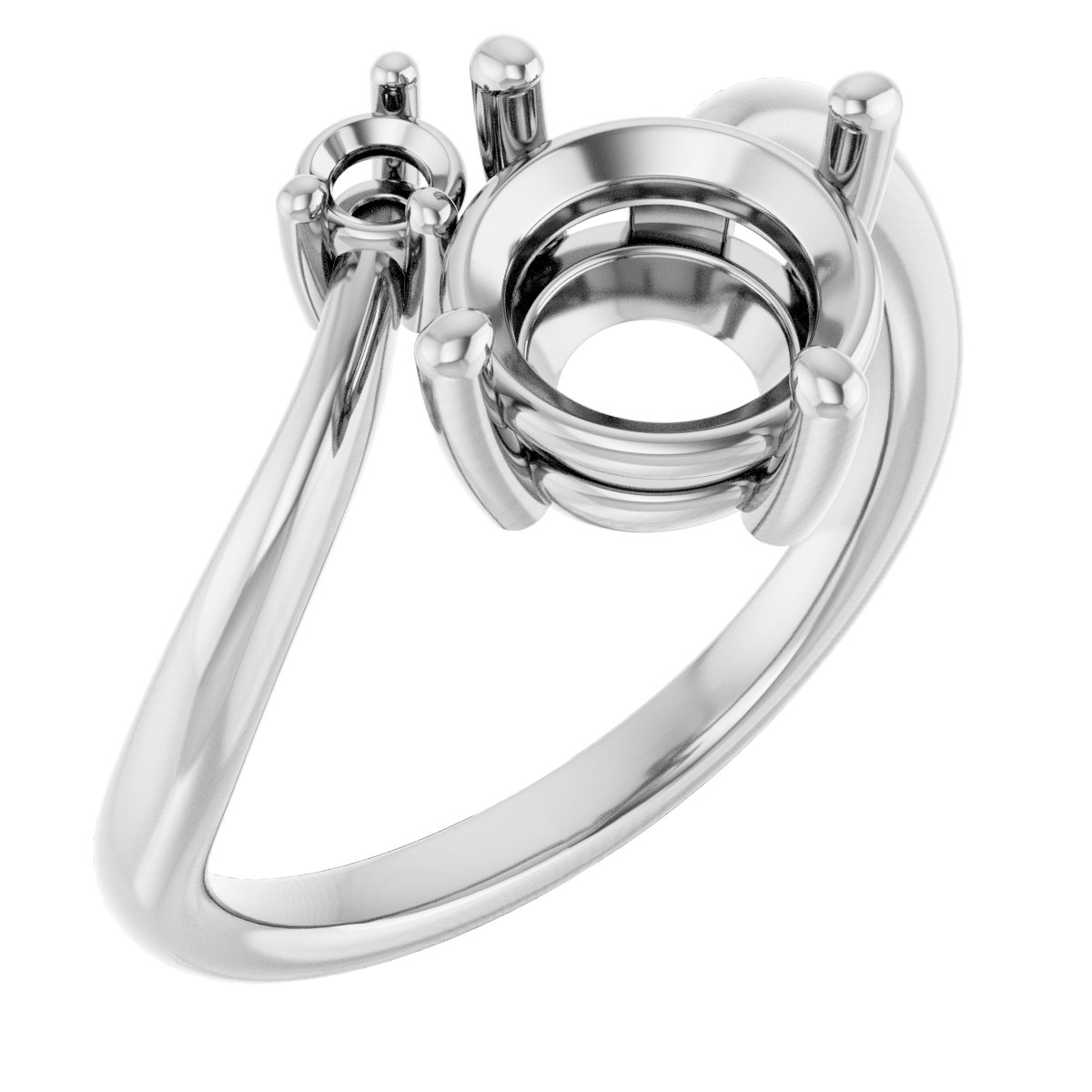 Accented Bypass Ring