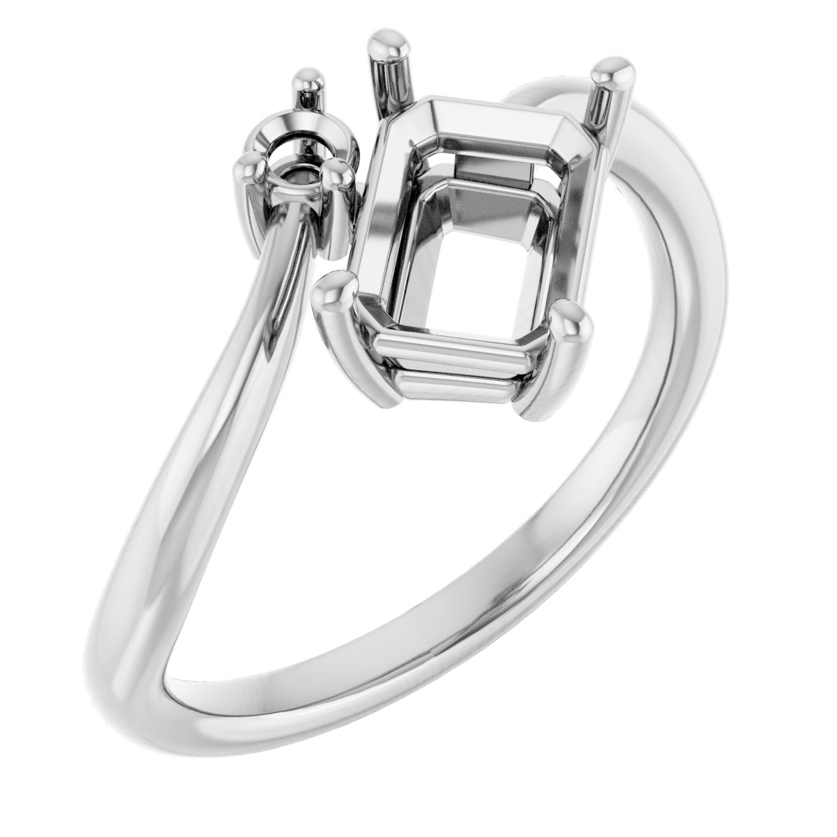 Accented Bypass Ring