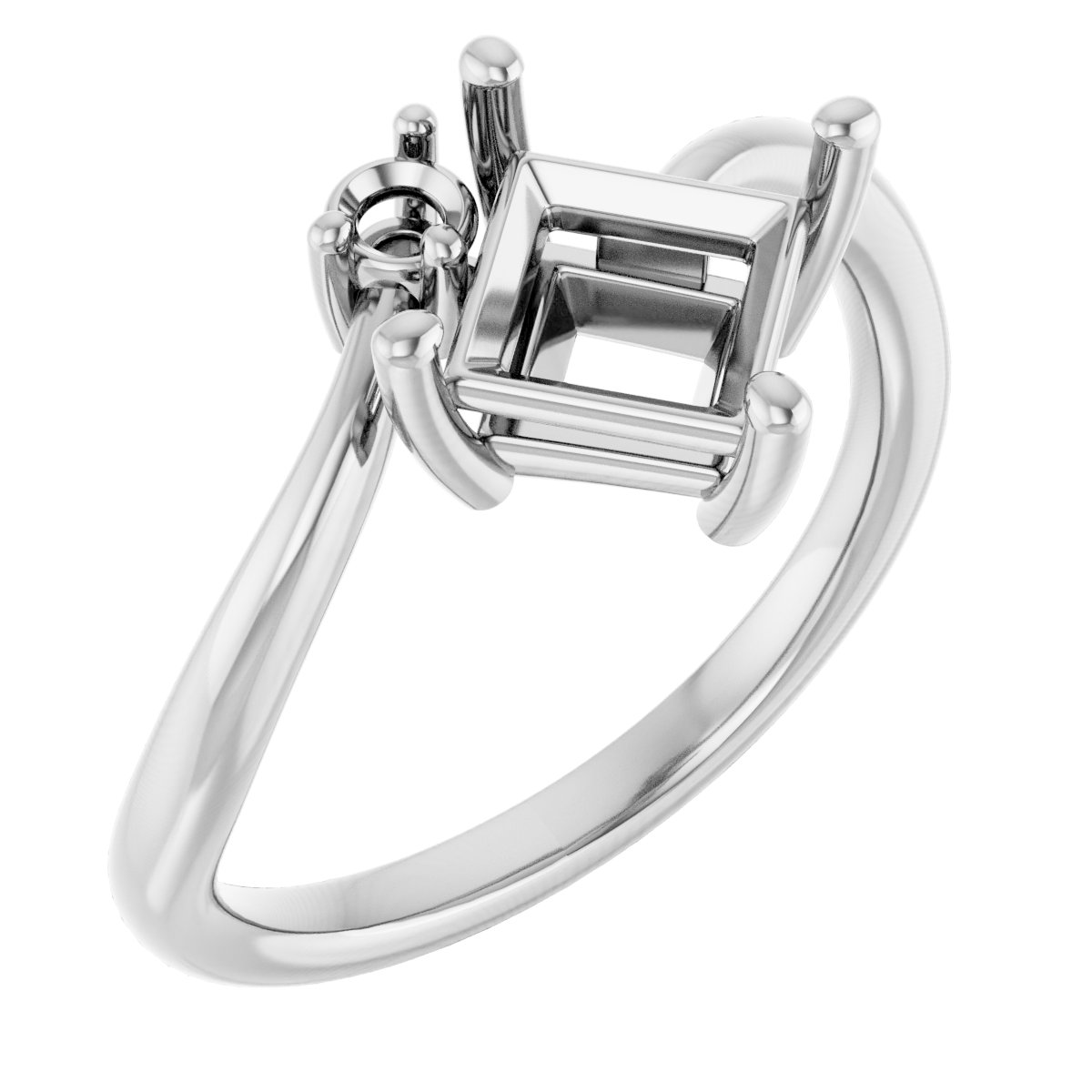 Accented Bypass Ring
