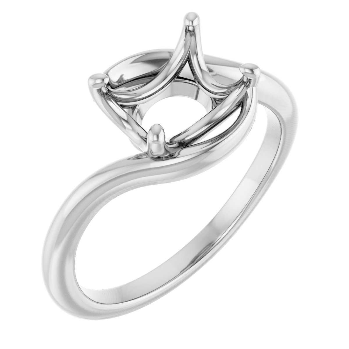 Solitaire Bypass Ring