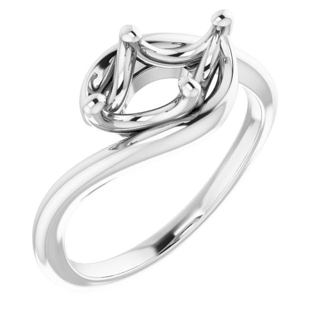 Solitaire Bypass Ring