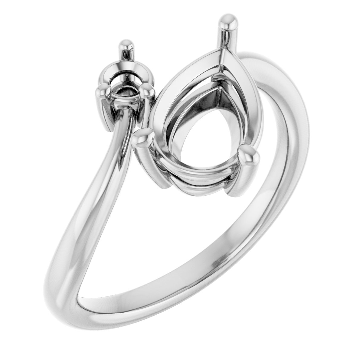 Accented Bypass Ring