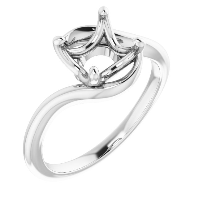 Solitaire Bypass Ring