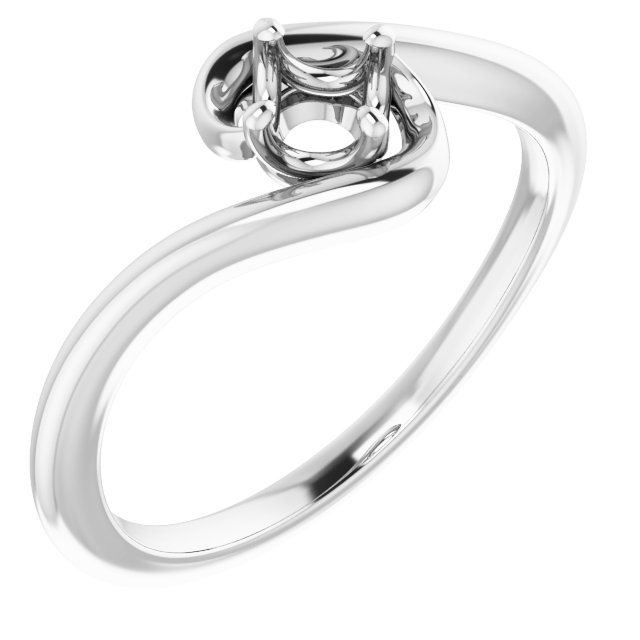 Solitaire Bypass Ring