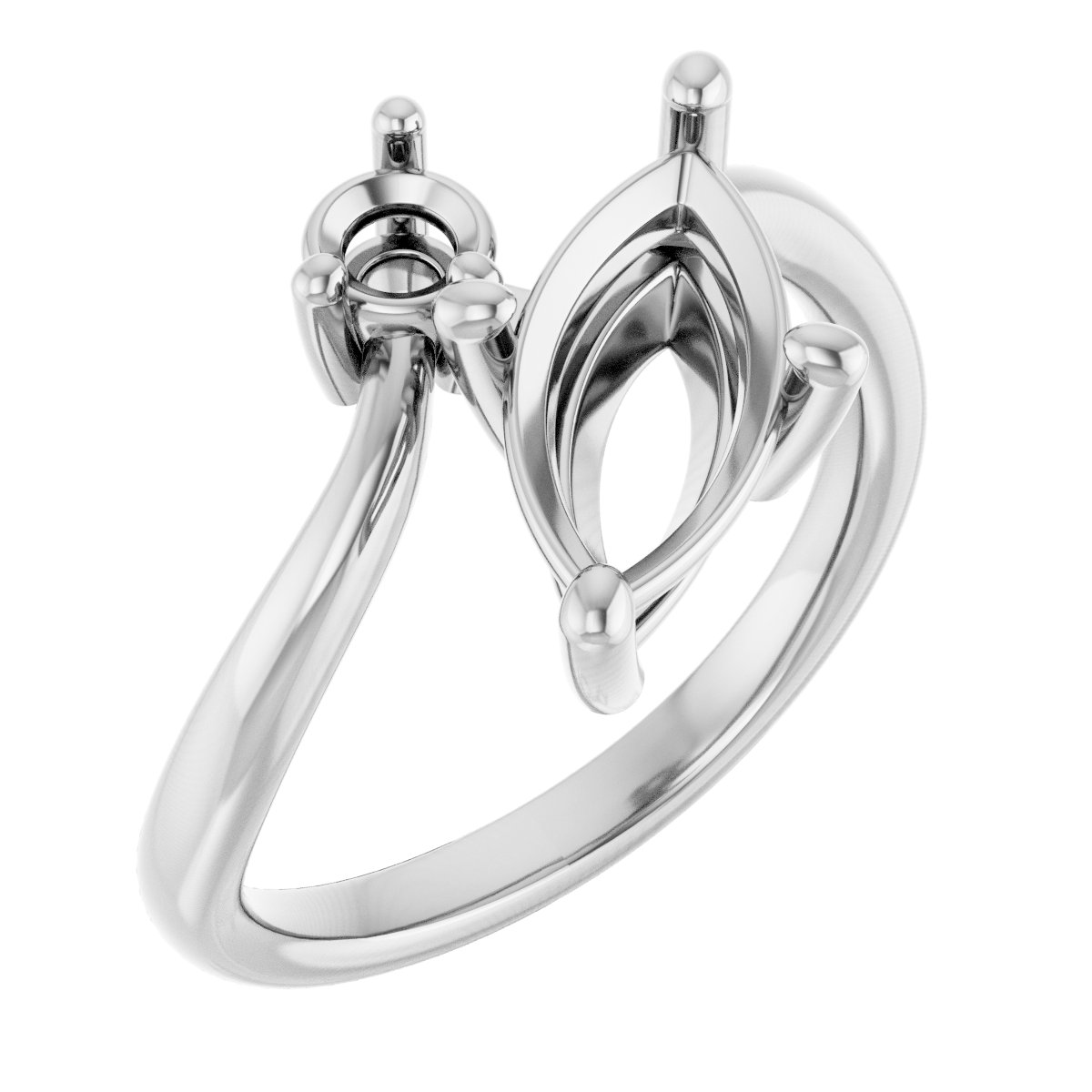Accented Bypass Ring