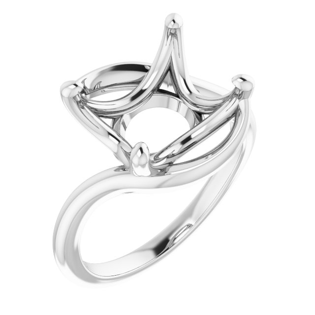 Solitaire Bypass Ring