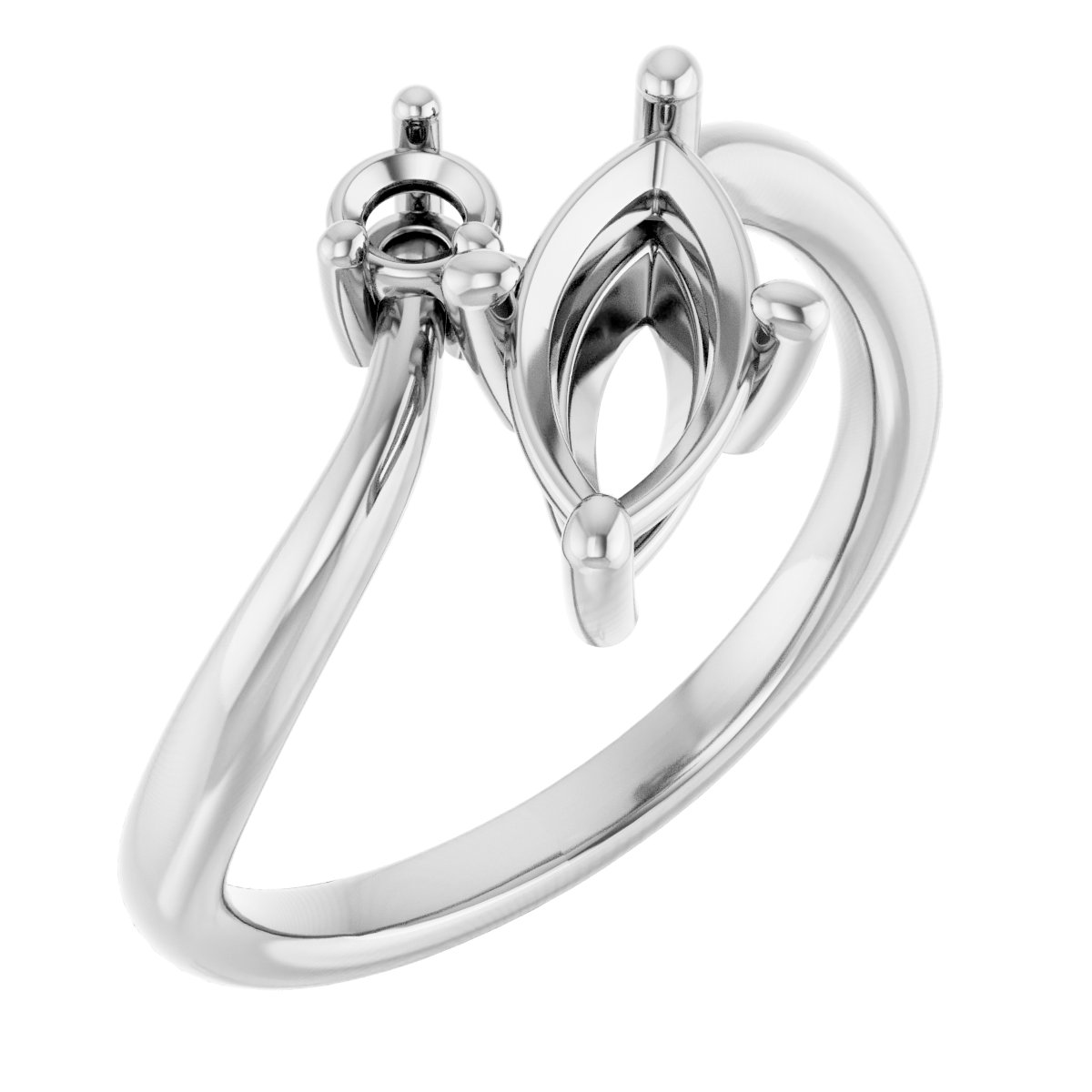 Accented Bypass Ring