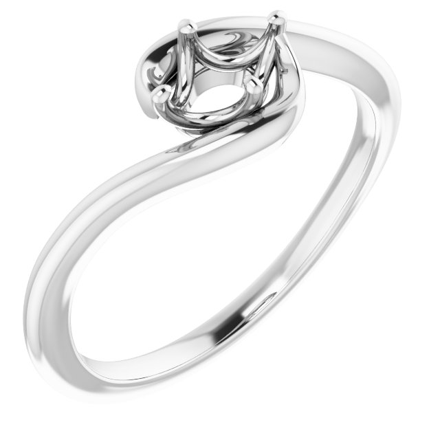 Solitaire Bypass Ring