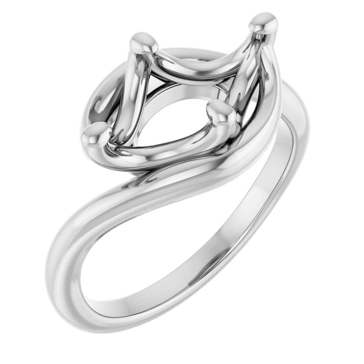 Solitaire Bypass Ring