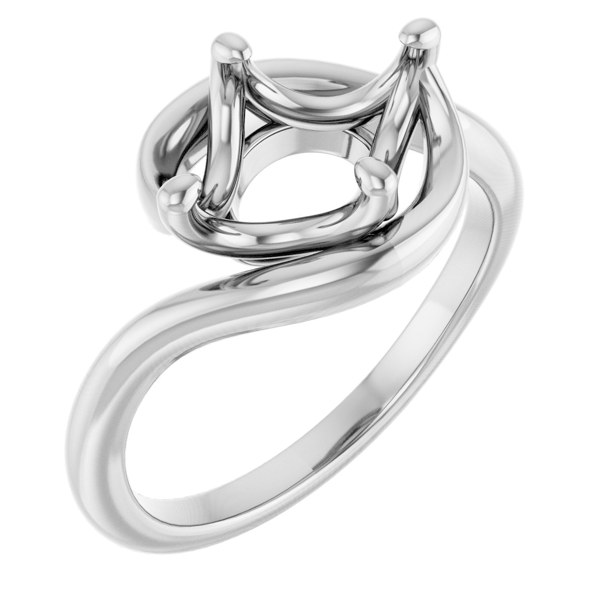 Solitaire Bypass Ring