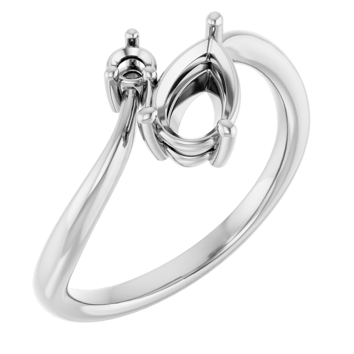 Accented Bypass Ring