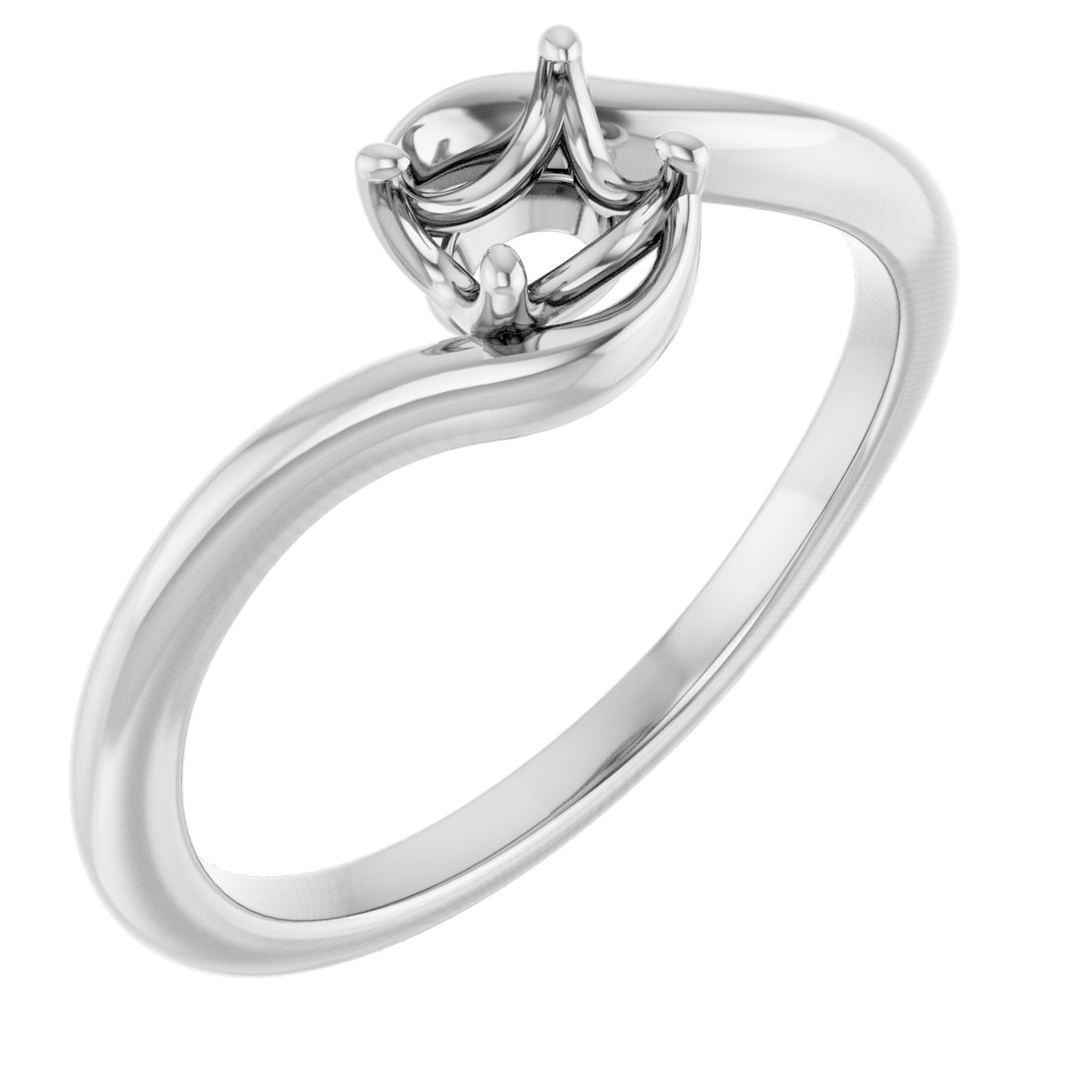 Solitaire Bypass Ring