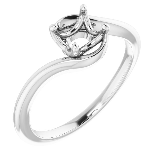Solitaire Bypass Ring