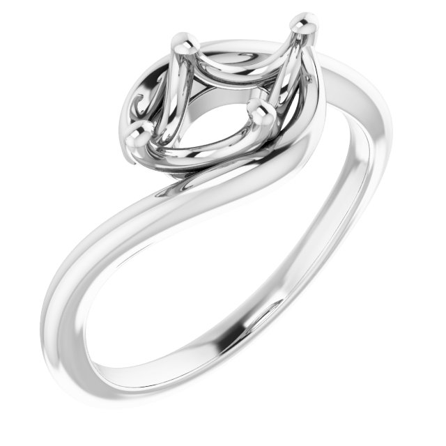 Solitaire Bypass Ring