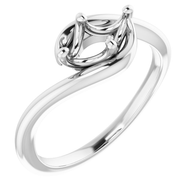 Solitaire Bypass Ring