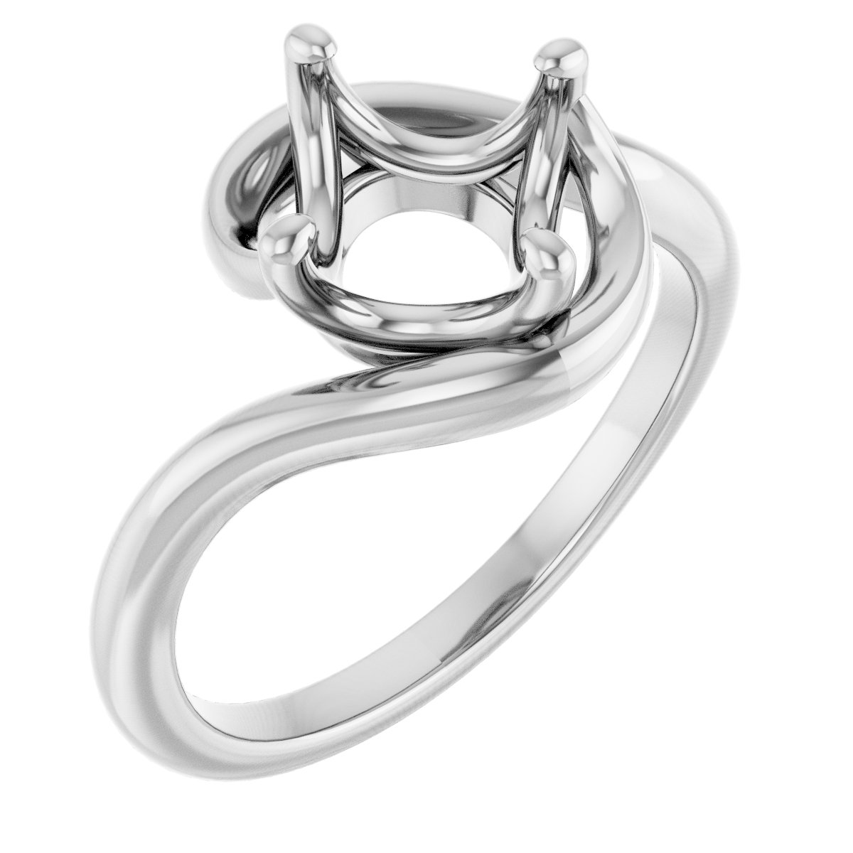 Solitaire Bypass Ring