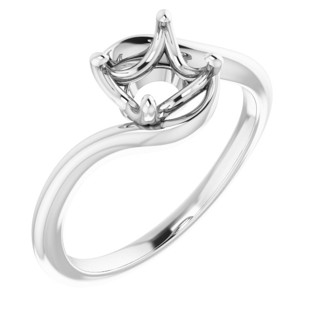 Solitaire Bypass Ring