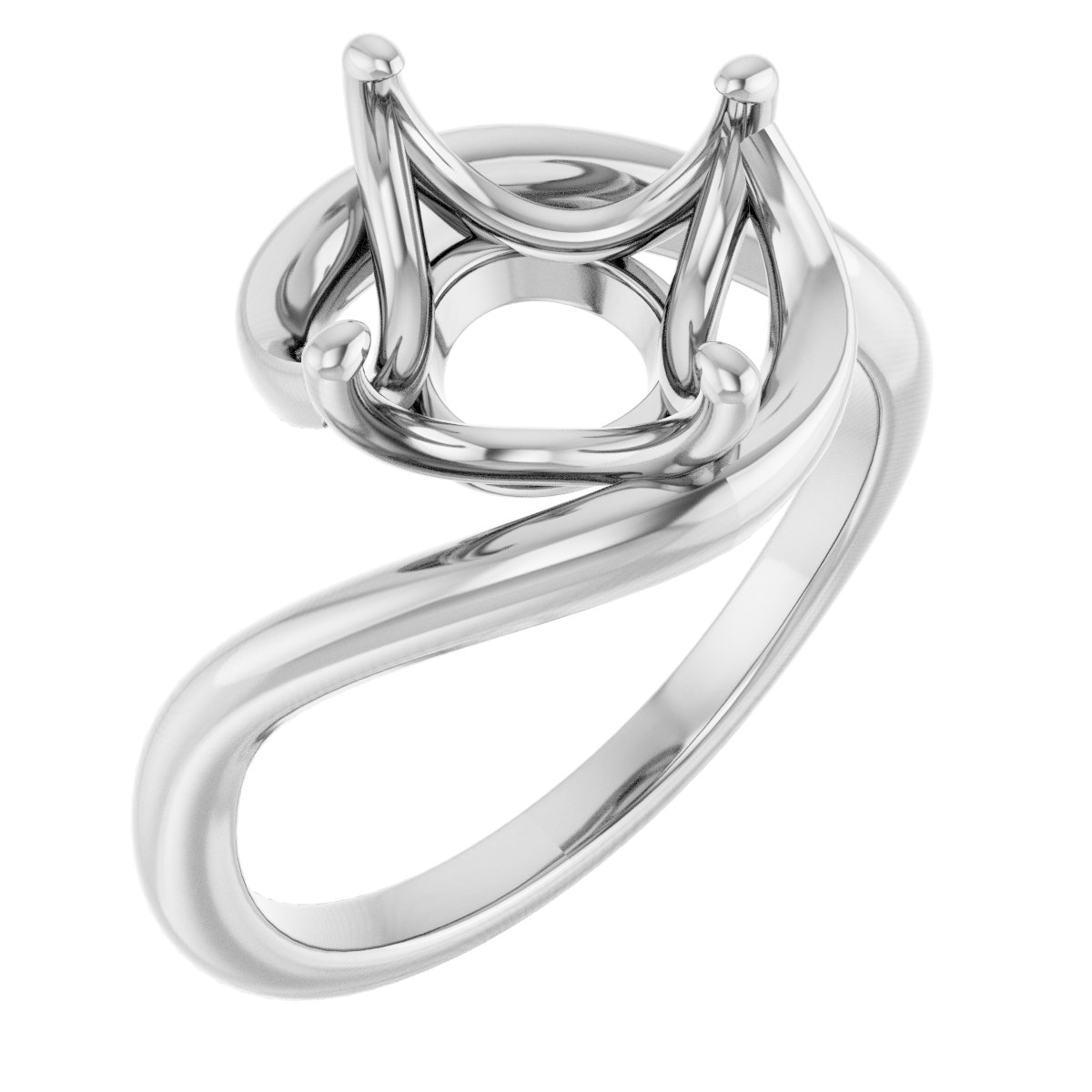 Solitaire Bypass Ring