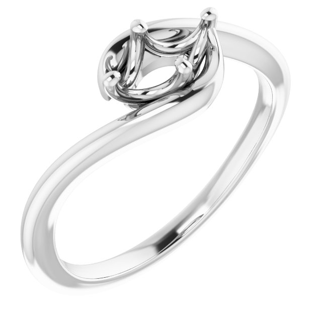 Solitaire Bypass Ring