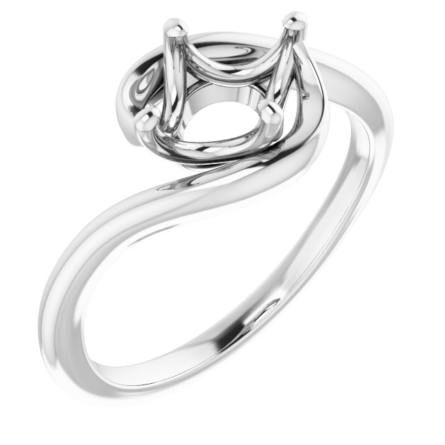 Solitaire Bypass Ring