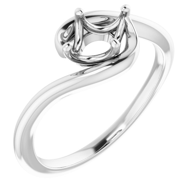 Solitaire Bypass Ring