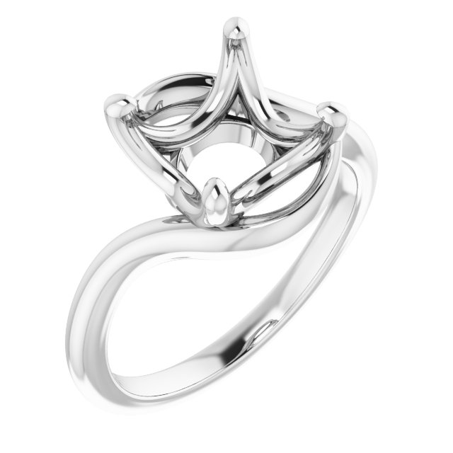 Solitaire Bypass Ring