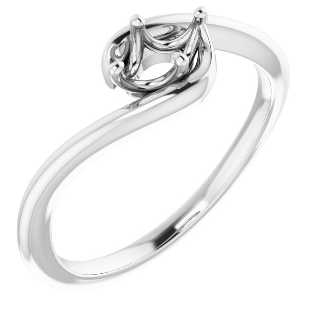 Solitaire Bypass Ring