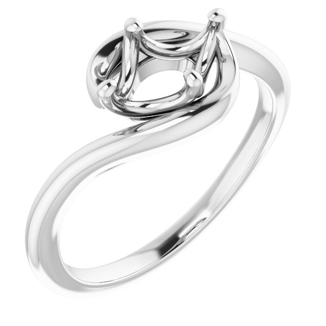 Solitaire Bypass Ring