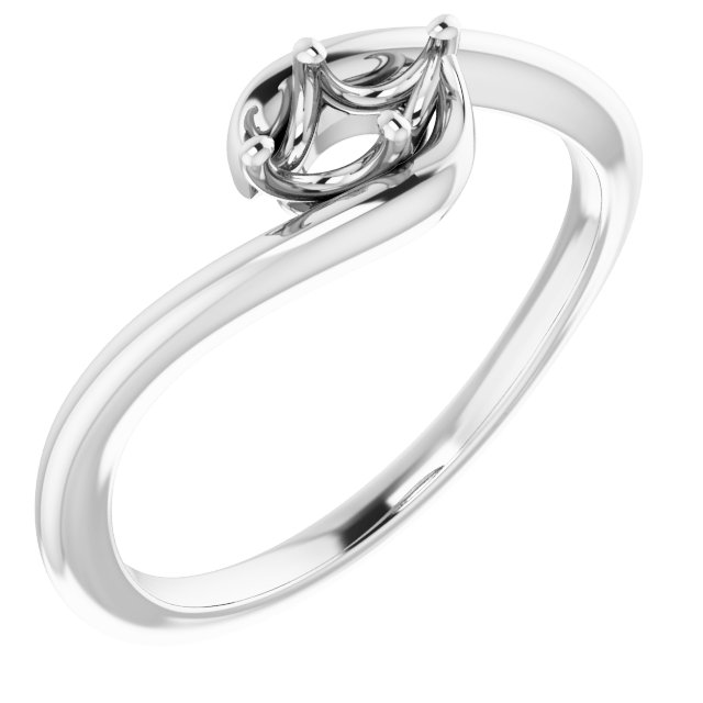 Solitaire Bypass Ring