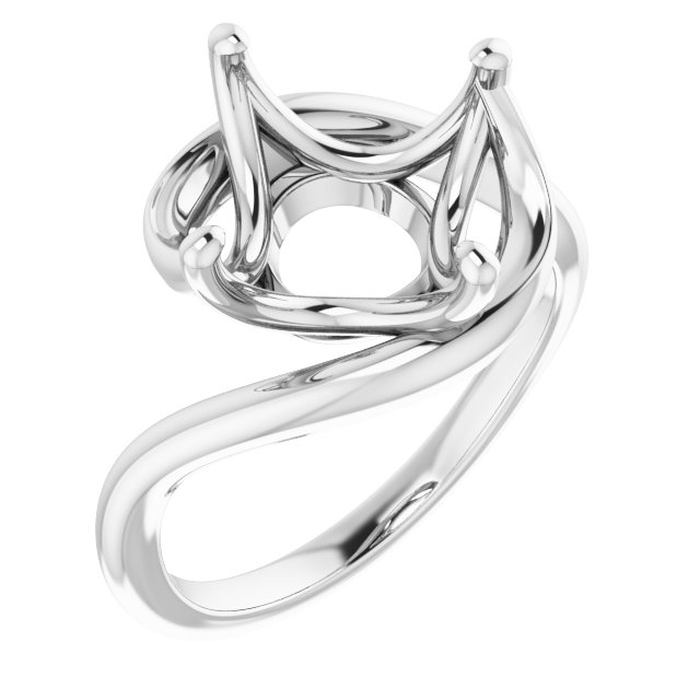 Solitaire Bypass Ring