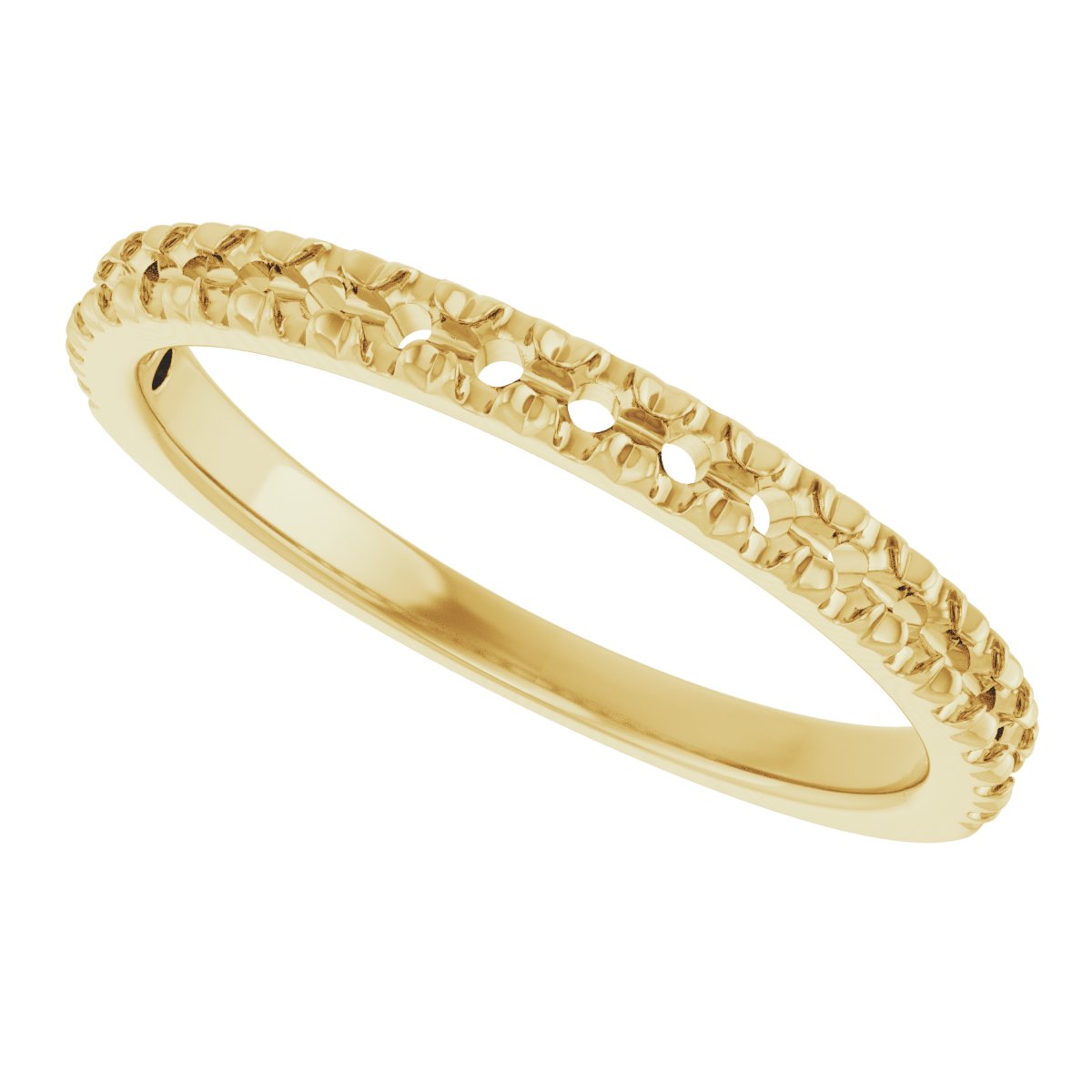 14K Yellow 1/3 CTW Diamond French-Set Anniversary Band  