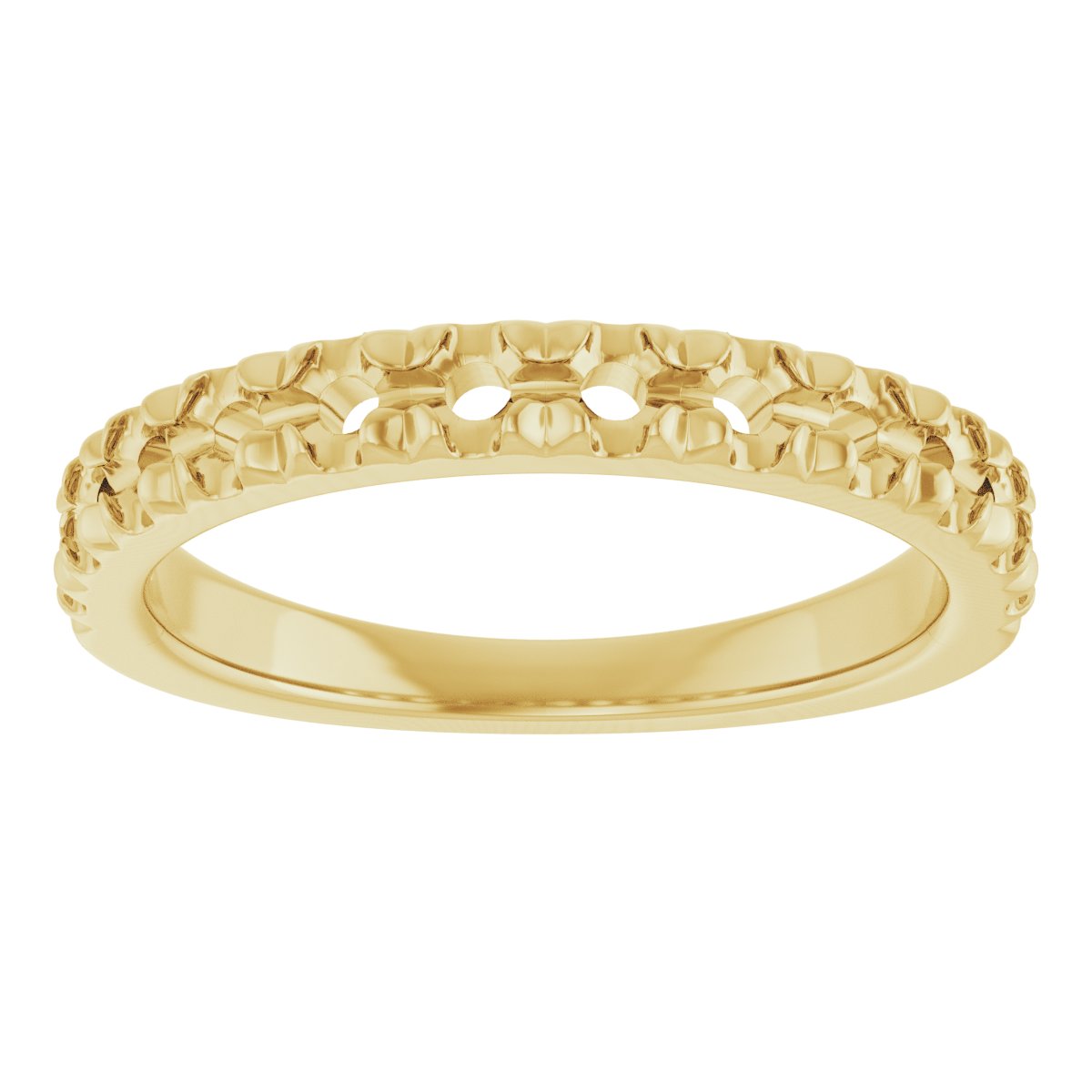 14K Yellow 3/4 CTW Diamond French-Set Anniversary Band  