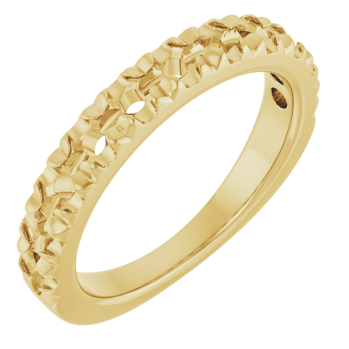 14K Yellow 1 CTW Natural Diamond Anniversary Band