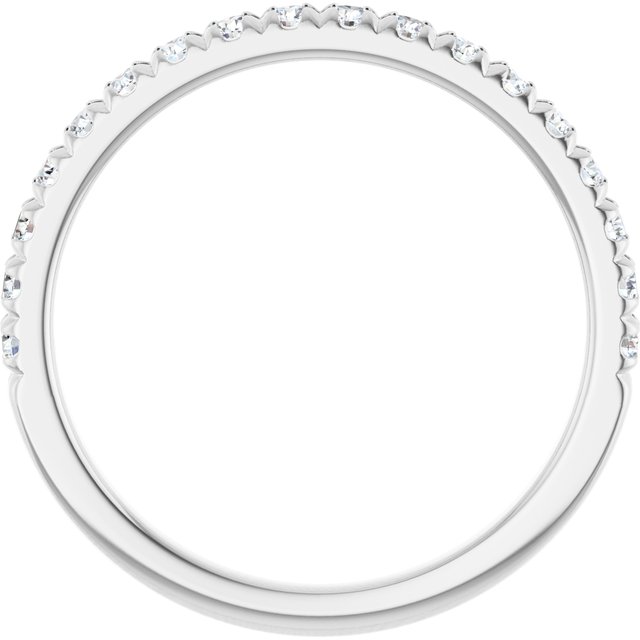14K White 1/3 CTW Natural Diamond Anniversary Ring