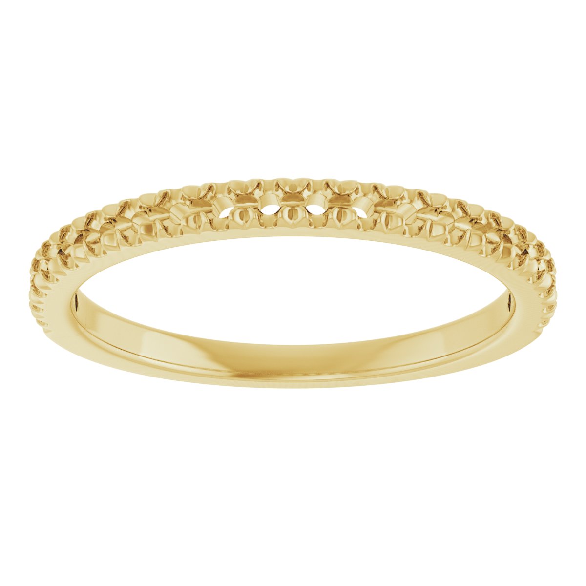 14K Yellow 1/4 CTW Diamond French-Set Anniversary Band  