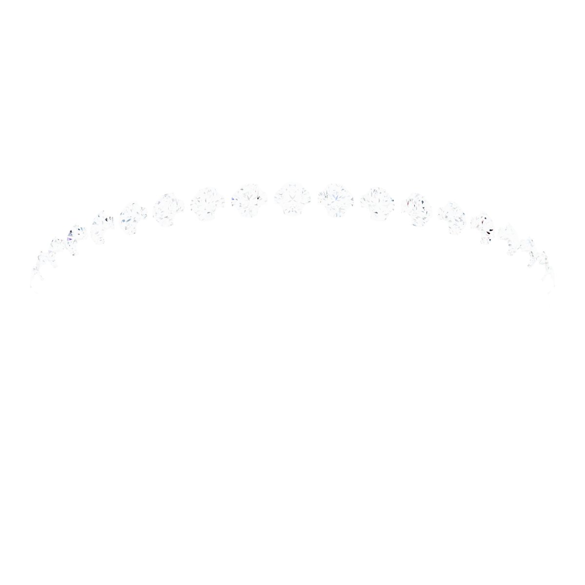 14K White 1/4 CTW Lab-Grown Diamond French-Set Anniversary Band-3