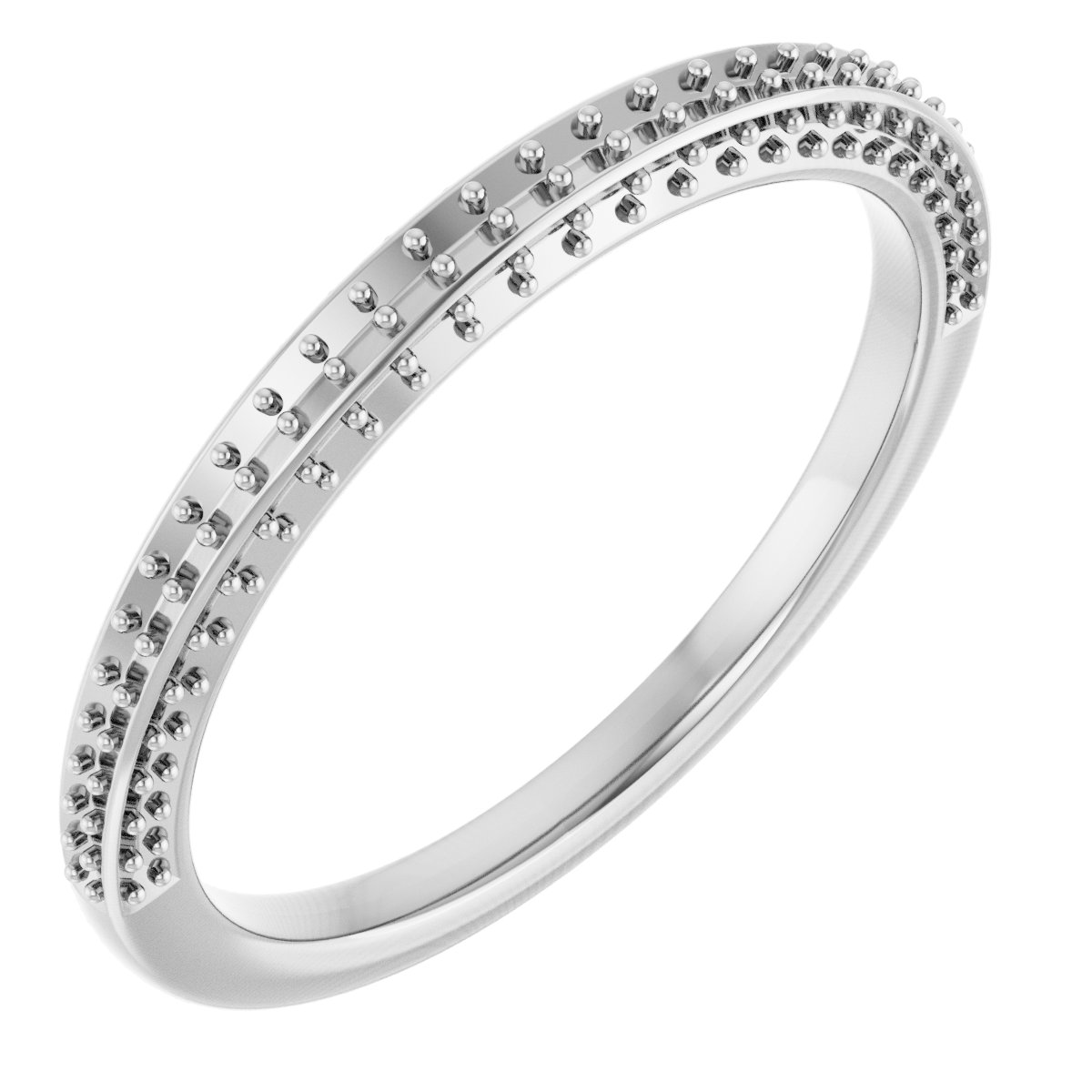 14K White 1/3 CTW Natural Diamond Anniversary Band